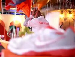 Alonzo Mourning at Christmas With Chris Bosh At 'S Stock Footage