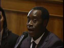 George Clooney and Don Cheadle presser on Darfur News Clip