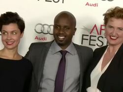 Tosh Gitonga, Ginger Wilson, Sarika Hemi Lakhani at AFI Fest 2012 Rust And Bone Centerpiece Gala Screening  on 11/5/2012 in Hollywood, CA.(Footage by WireImage Video/Getty Images Entertainment Video) Stock Footage