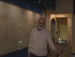 Public gets latest peek at supposed burial shroud of Christ News Clip