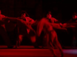 MS Artist performing modern Qinqiang opera in theater and Qinqiang is representative folk opera of northwest China  AUDIO  / xi'an, shaanxi, china Stock Footage