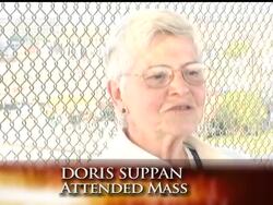 Pope Benedict continues to address the clergy sex abuse scandal that rocked the American church. Appearing in scarlet vestments before tens of thousands in Washington, the pope said he didn't have the words to "describe the pain inflicted by such abuse." News Clip