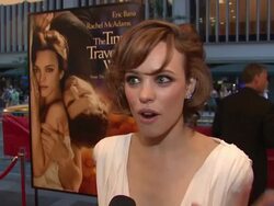 EVENT CAPSULE REPORTER/CHYRON: World Premiere of 'The Time Traveler's Wife' Stock Footage