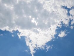 Sunbeam and Clouds motion Stock Footage