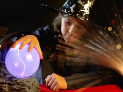 Young Magician Stock Footage