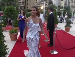 Eva Longoria at 52nd Annual Monte Carlo Television Stock Footage