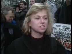 Fall of Berlin Wall: Brandenburg Gate opening Stock Footage