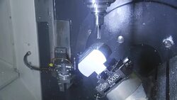 Five Axis Machine Stock Footage