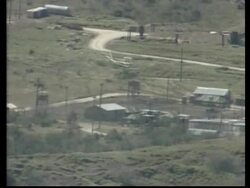 Shots of US base from Cuban side News Clip