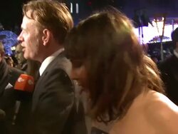 Noomi Rapace at the Sherlock Holmes: A Game Of Shadows: European Premiere at Empire Leicester Square on December 08, 2011 in London, England (Footage by WireImage Video/Getty Images) Stock Footage