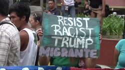 Migrant workers protest outside US embassy News Clip