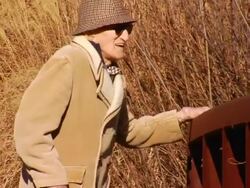 Norm Walks Away Stock Footage