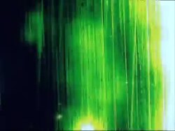 Scratched film with text Stock Footage