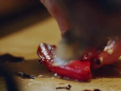 Restaurant food preparation Stock Footage