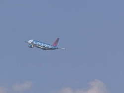 First flight after attacks departs Brussels News Clip