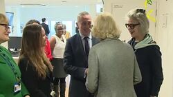 The Duchess of Cornwall visits the Children and Young People's Havens at Camberwell Haven to learn about the centre's specialised work to support underage victims of sexual abuse. News Clip