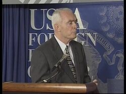 USA: DRUG CZAR BARRY McCAFFREY PRESS CONFERENCE Instructional Video