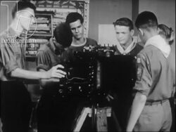 Boys with Senior Scouts. USA, 1953 Stock Footage