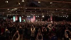 CLEAN :  Clinton campaigns with James Taylor Khizr Khan News Clip