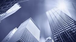 New York city skyscrapers Stock Footage