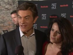 INTERVIEW - Mehmet Oz talks about how Men's Health makes health sexy and cool at Men's Health Celebrates 25th Anniversary Stock Footage