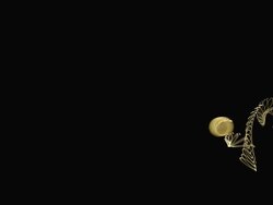 Bouncing ball leaving a trail as it revolves and moves Stock Footage