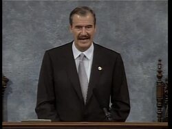 Fox addresses state senate News Clip