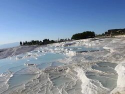Pamukkale (Cotton Castle) Stock Footage