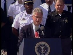 USA: PRESIDENT CLINTON PROPOSAL FOR TOUGHER LAWS ON HANDGUNS News Clip