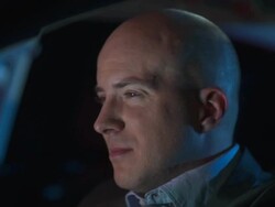 HD: Sleepy Driver Behind the Wheel Stock Footage