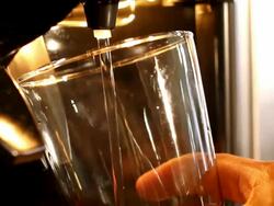 Filtered Water from Refrigerator Stock Footage