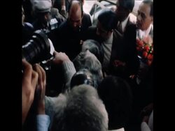 UPITN 14/1/80 INDIRA GANDHI CELEBRATES ELECTION VICTORY IN NEW DELHI News Clip