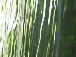 CU SLO MO Shot of Waterfall / Ribeauville, Alsace, France Stock Footage
