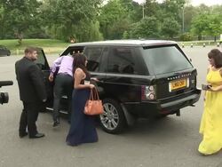 Harry Derbridge and Amy Childs at The Diamond Butt Stock Footage