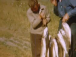 Gone Fishing 1940's Stock Footage
