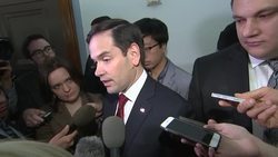 Rubio, Corker Talk After Rex Tillerson Hearing News Clip