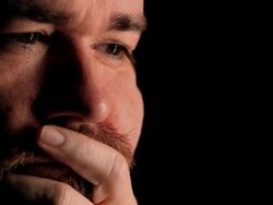 Man in Contemplation Stock Footage