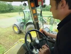 Farmers Harvest Forage For The Winter Stock Footage