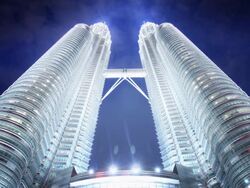 Petronas Towers Kuala Lumpur Stock Footage