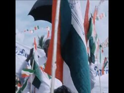 SYND 21/4/70 PROCESSION AND INAUGURATION OF NEW INDIAN CONGRESS PARTY THREE DAY CONFERENCE News Clip