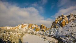 Smith Rocks Day Sunset Stock Footage