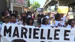 CLEAN : Rio favela residents march in memory of slain activist News Clip
