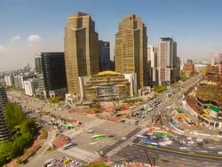 Seoul City Zoom Stock Footage