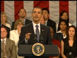 Congress reported progress on legislation to overhaul the nation's health care as President Barack Obama introduced a retooled message asserting his plan would protect Americans and limit insurers' power News Clip