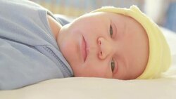 Newborn Baby Boy Stock Footage