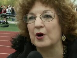 INTERVIEW: Margie Fitterling of Fitterling Dentistry on the event at the Barry Manilow Brings Music Back To Joplin Students at Joplin MO. (Footage by WireImage Video/Getty Images Entertainment Video) Stock Footage