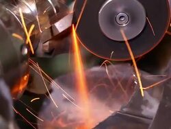 Metal grinding (HD) Stock Footage