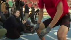 Former world's fastest man on four legs beaten by 18-year-old student News Clip