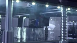 3D Printer printing a vase Stock Footage