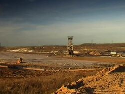 surface mining Pal Stock Footage